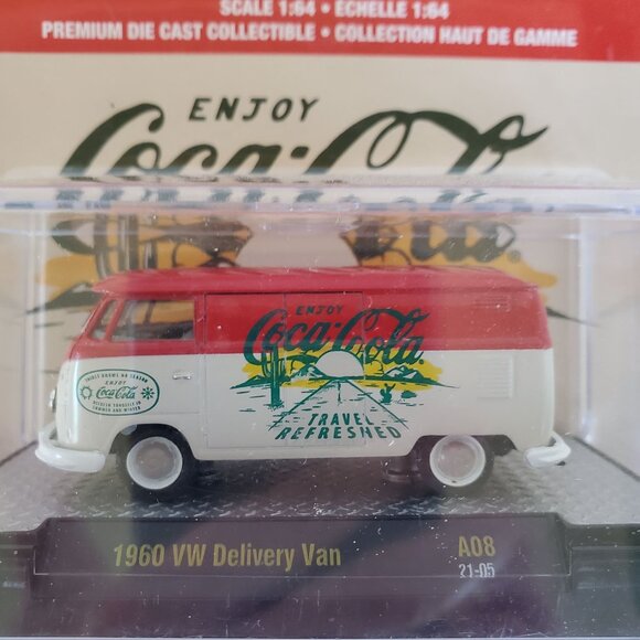 1960 VW Delivery Van Collectible - Limited Edition Coca-Cola Die-Cast 1:64 Scale - Picture 2 of 4